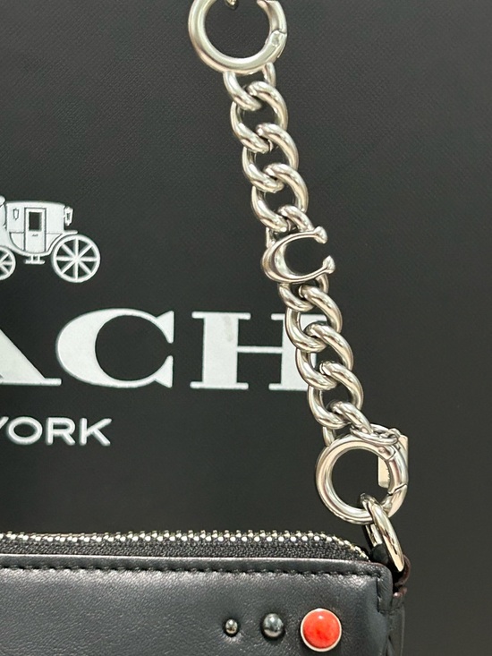 COACH Nolita “WANTED” Western Rivets Demi Shoulder Bag - Picture 4 of 12